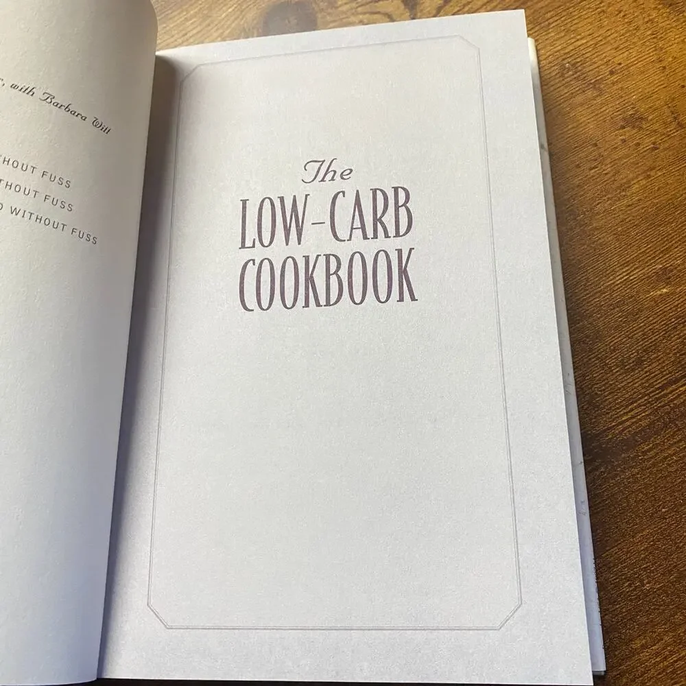 Low-Carb Cookbook Low-Carbohydrate Lifestyle Fran McCullough 1997